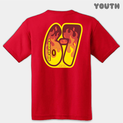 Blazing Fire Six Seven Adult Tee