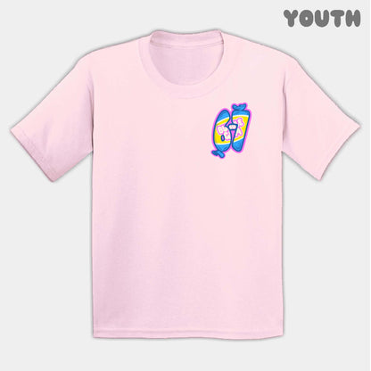 Bubble Gum Six Seven Youth Tee