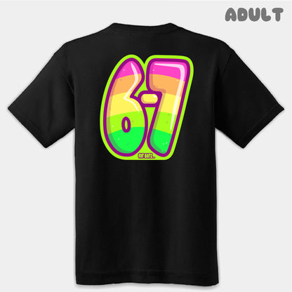 Gummy Worm Six Seven Adult Tee