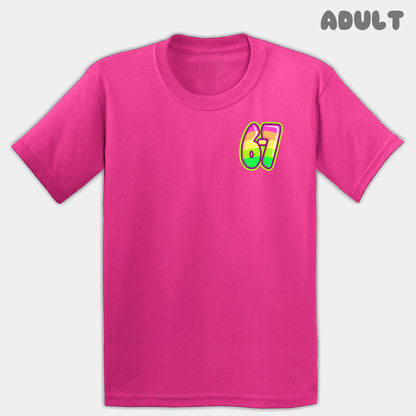 Gummy Worm Six Seven Adult Tee