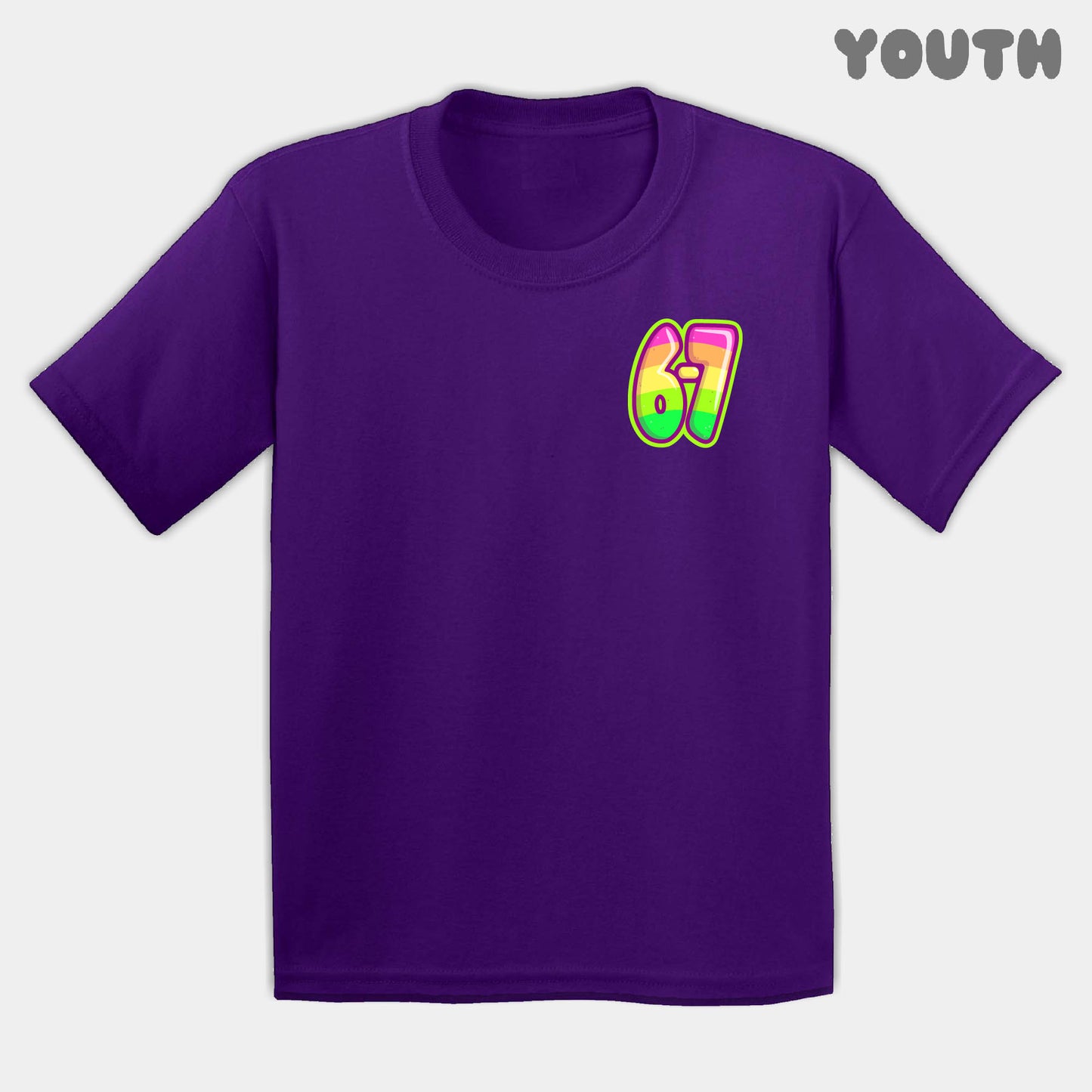 Gummy Worm Six Seven Youth Tee