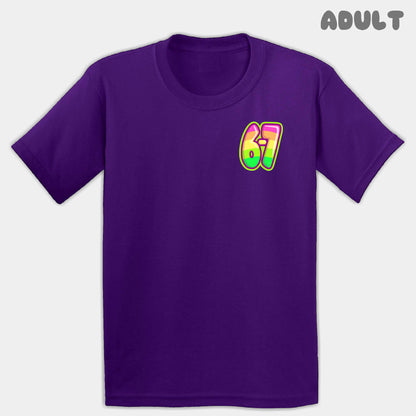 Gummy Worm Six Seven Adult Tee