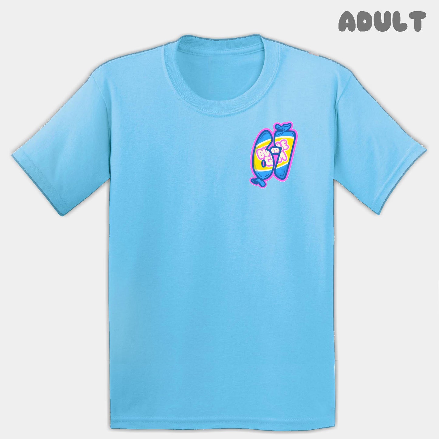 Bubble Gum Six Seven Adult Tee