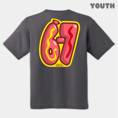 Hot Dog Six Seven Youth Tee