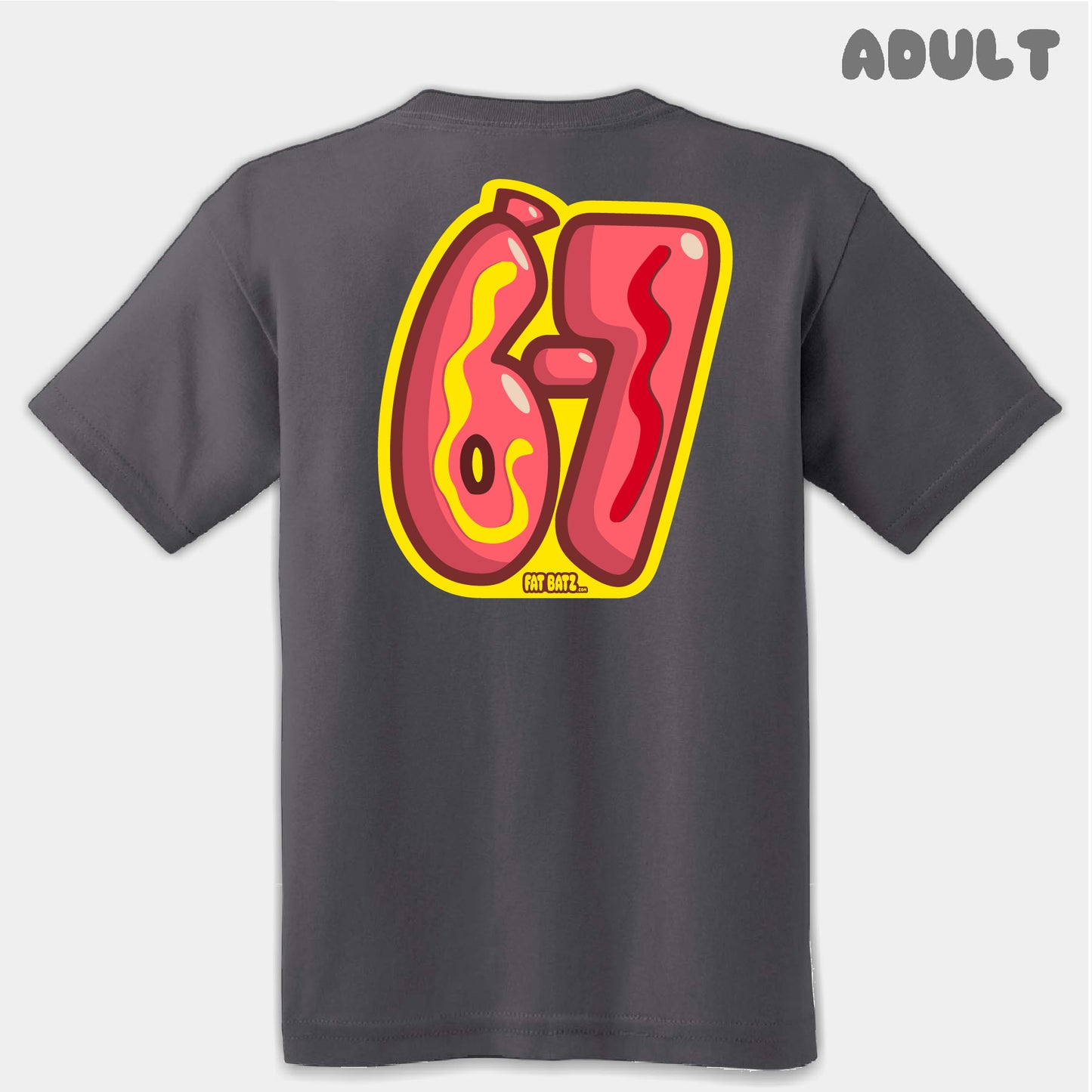 Hot Dog Six Seven Adult Tee