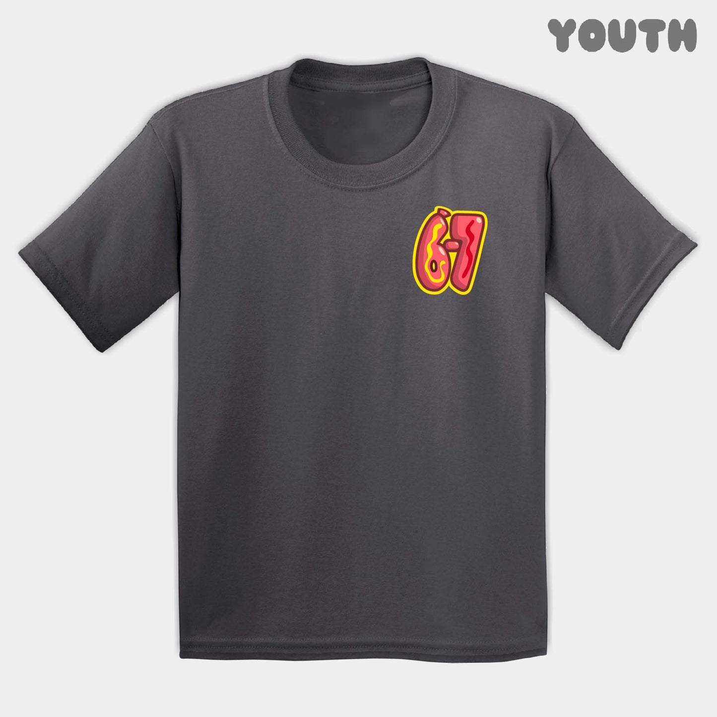 Hot Dog Six Seven Youth Tee