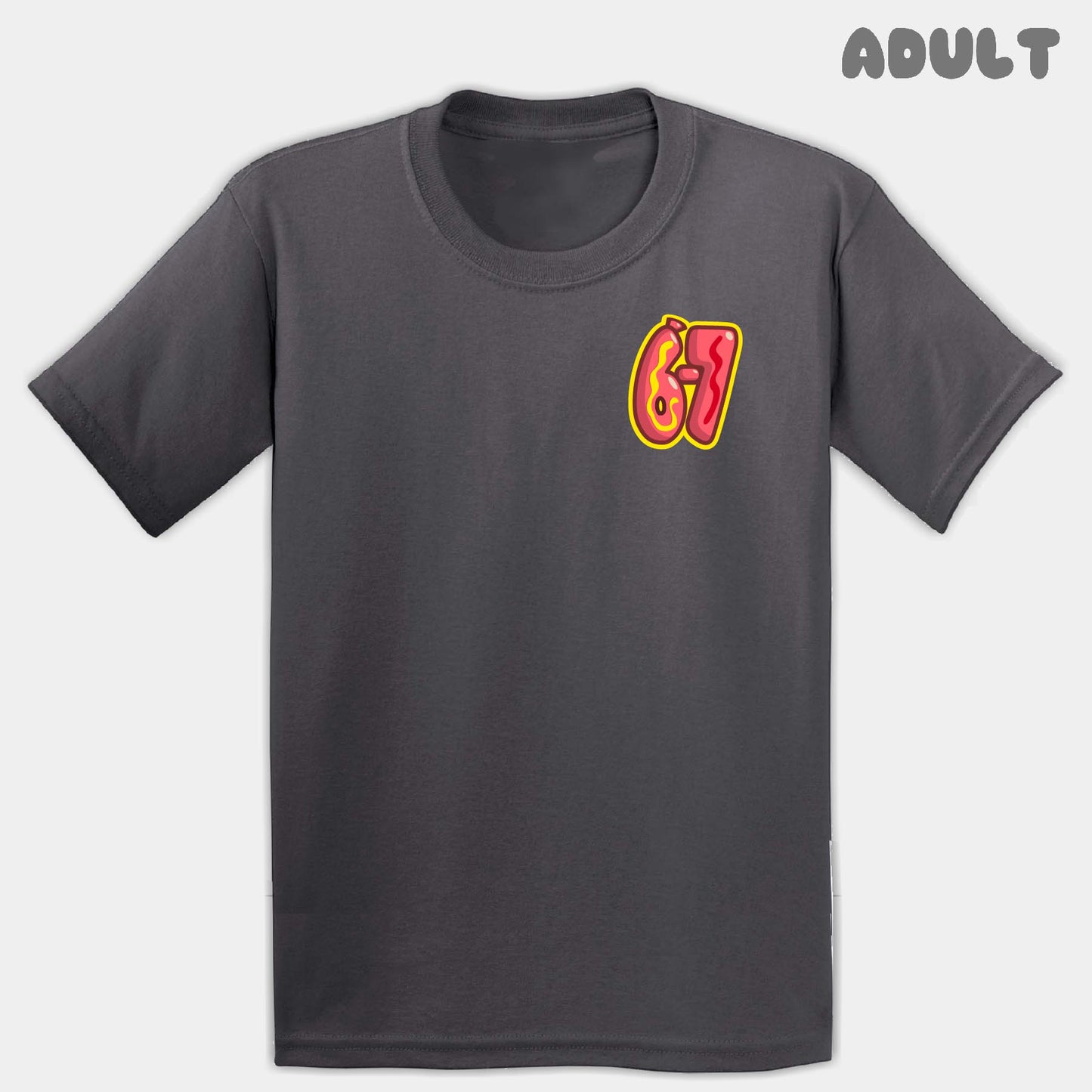 Hot Dog Six Seven Adult Tee