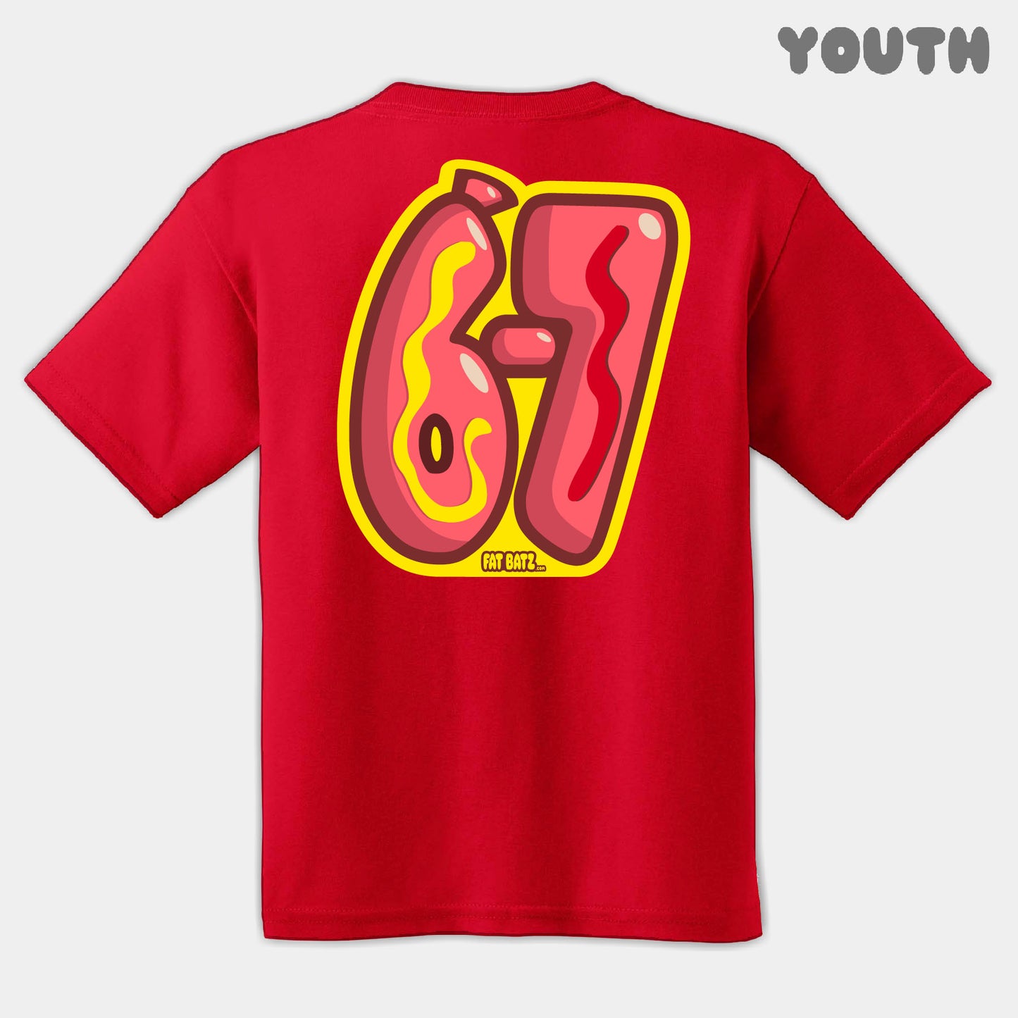 Hot Dog Six Seven Youth Tee