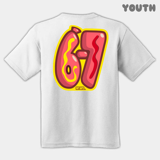 Hot Dog Six Seven Youth Tee