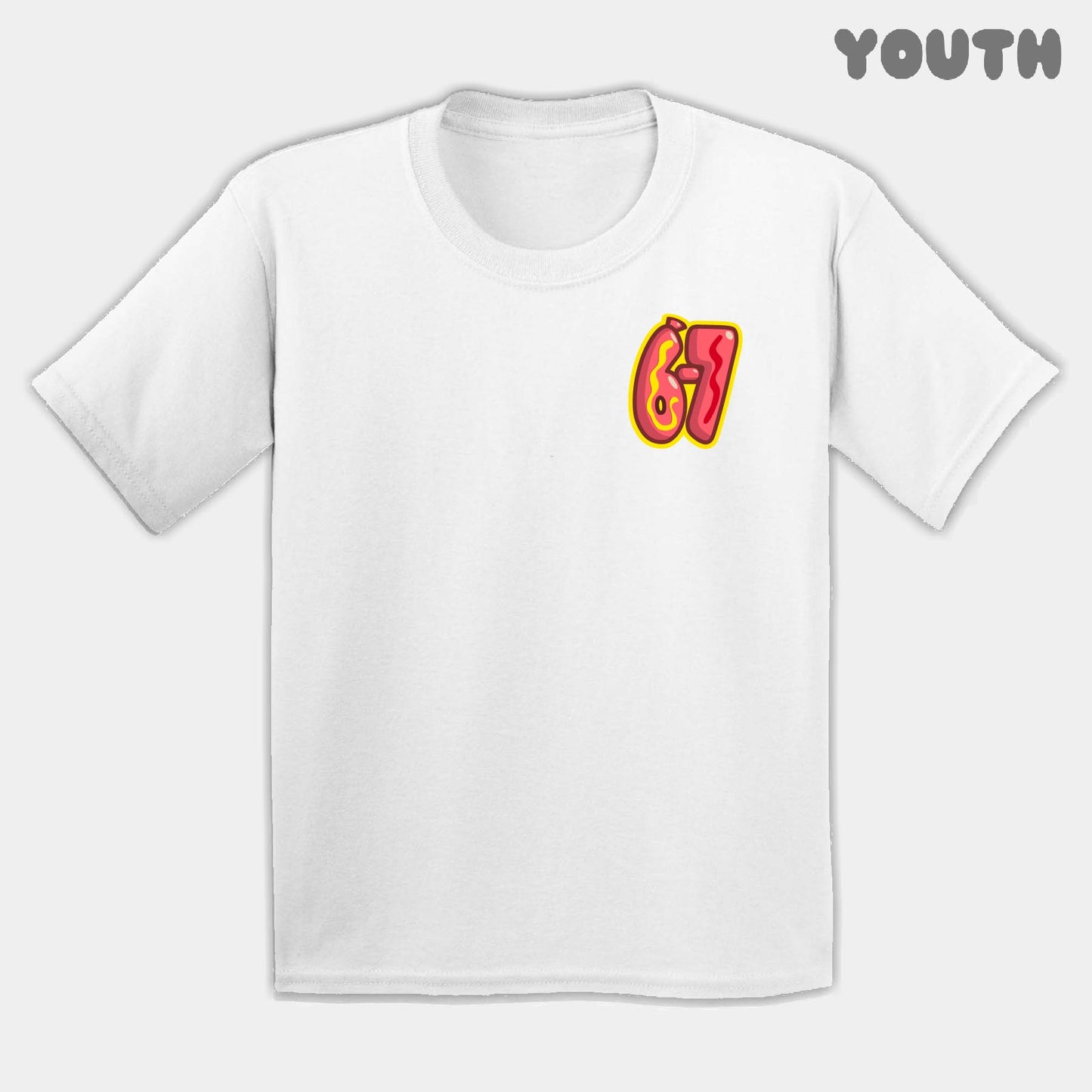 Hot Dog Six Seven Youth Tee