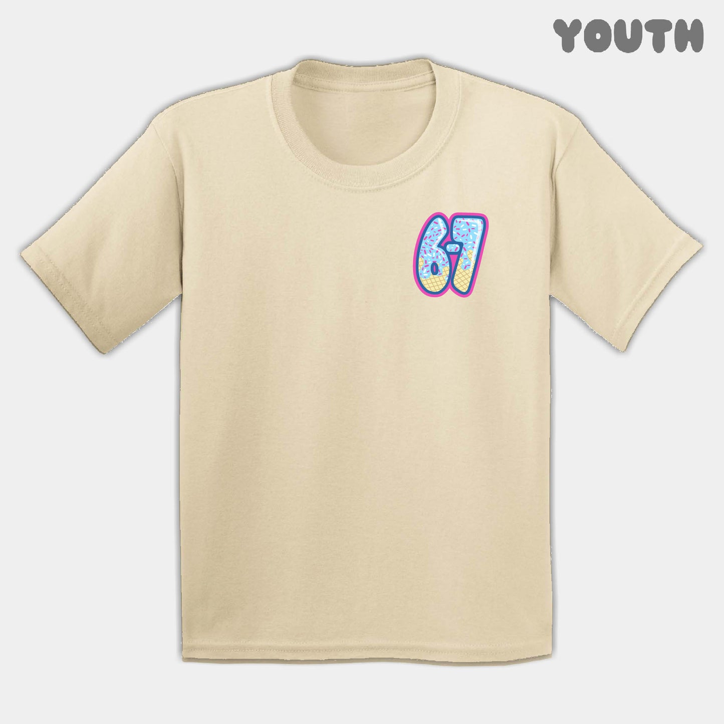 Ice Cream Six Seven Youth Tee