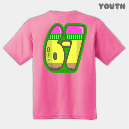 Pencil Six Seven Youth Tee
