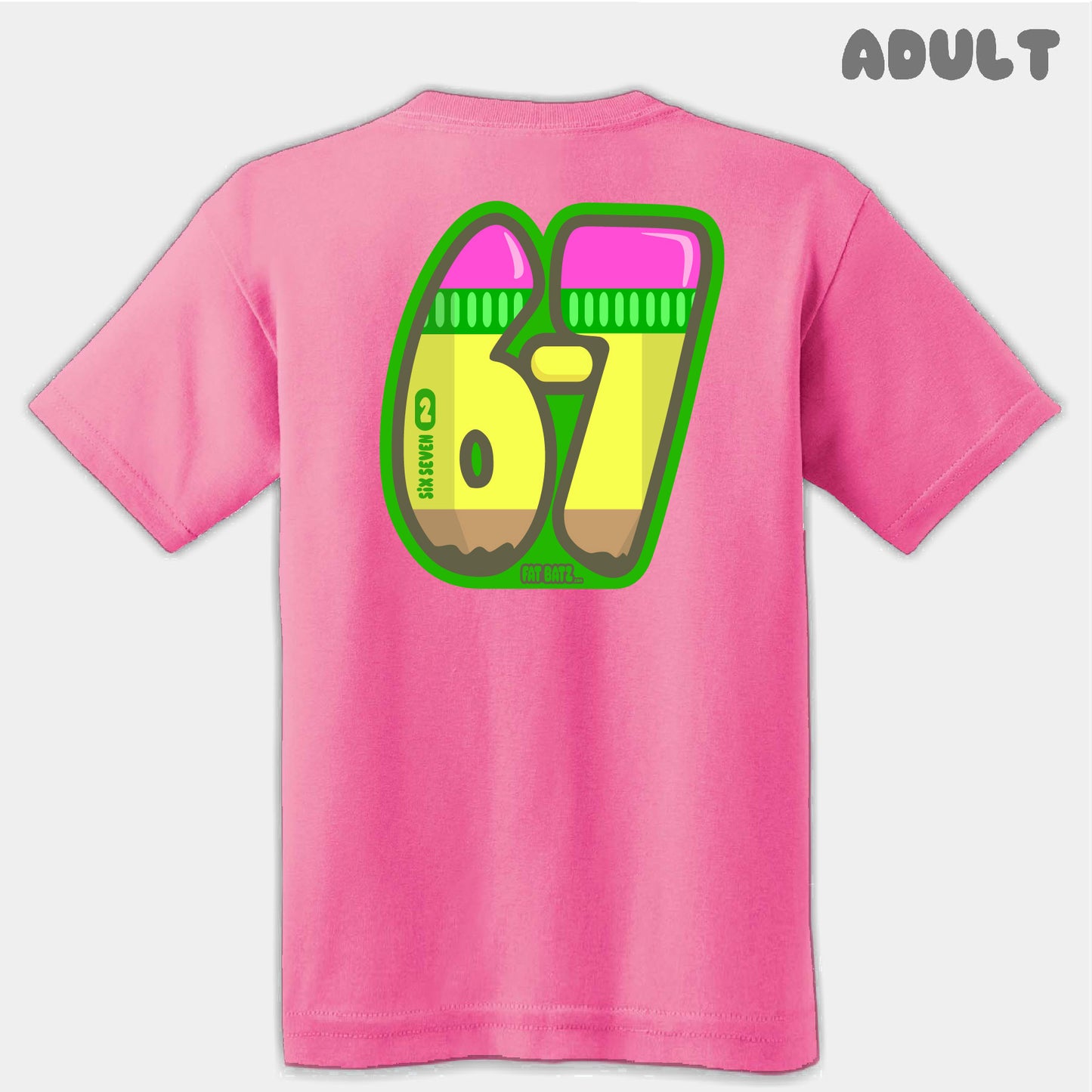 Yellow Pencil Six Seven Adult Tee