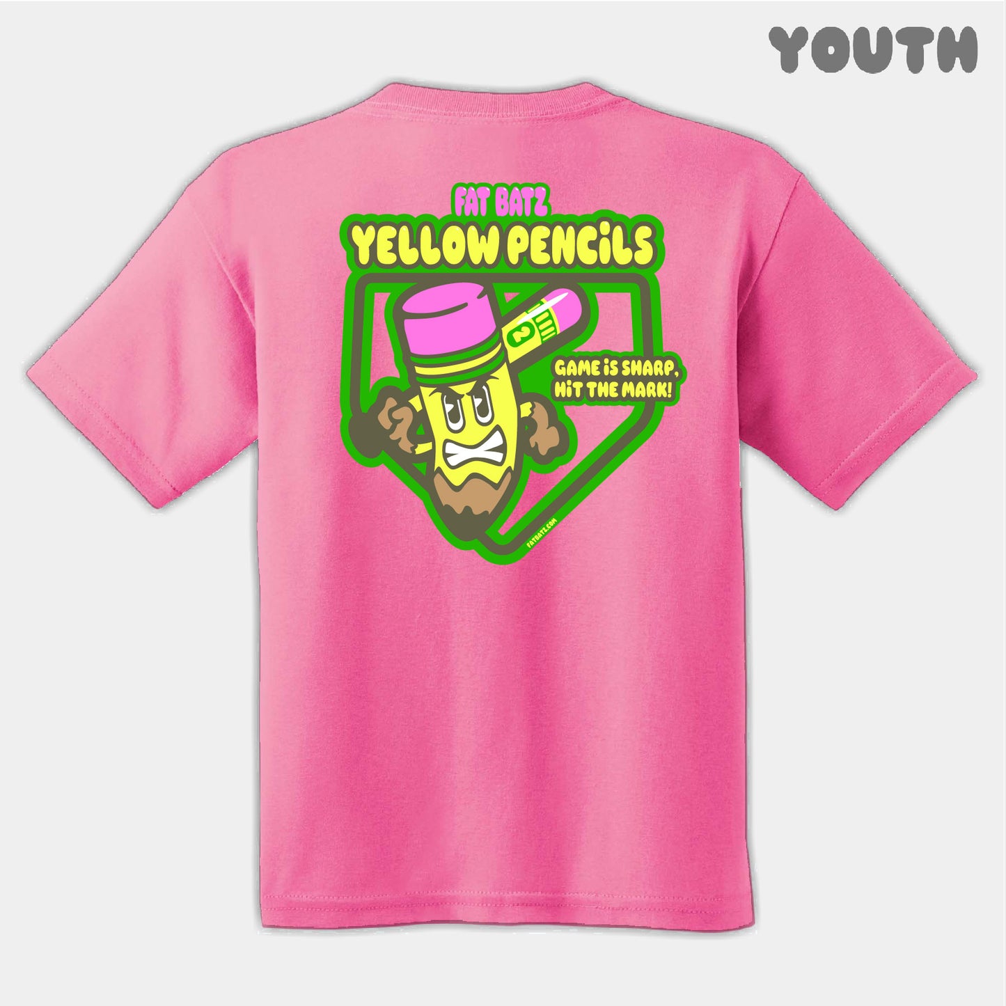 Yellow Pencils Mascots Youth Tee