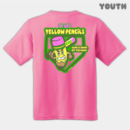 Yellow Pencils Mascots Youth Tee