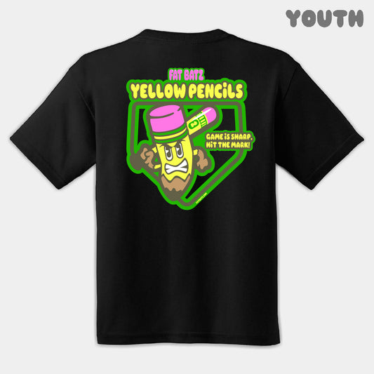 Yellow Pencils Mascots Youth Tee