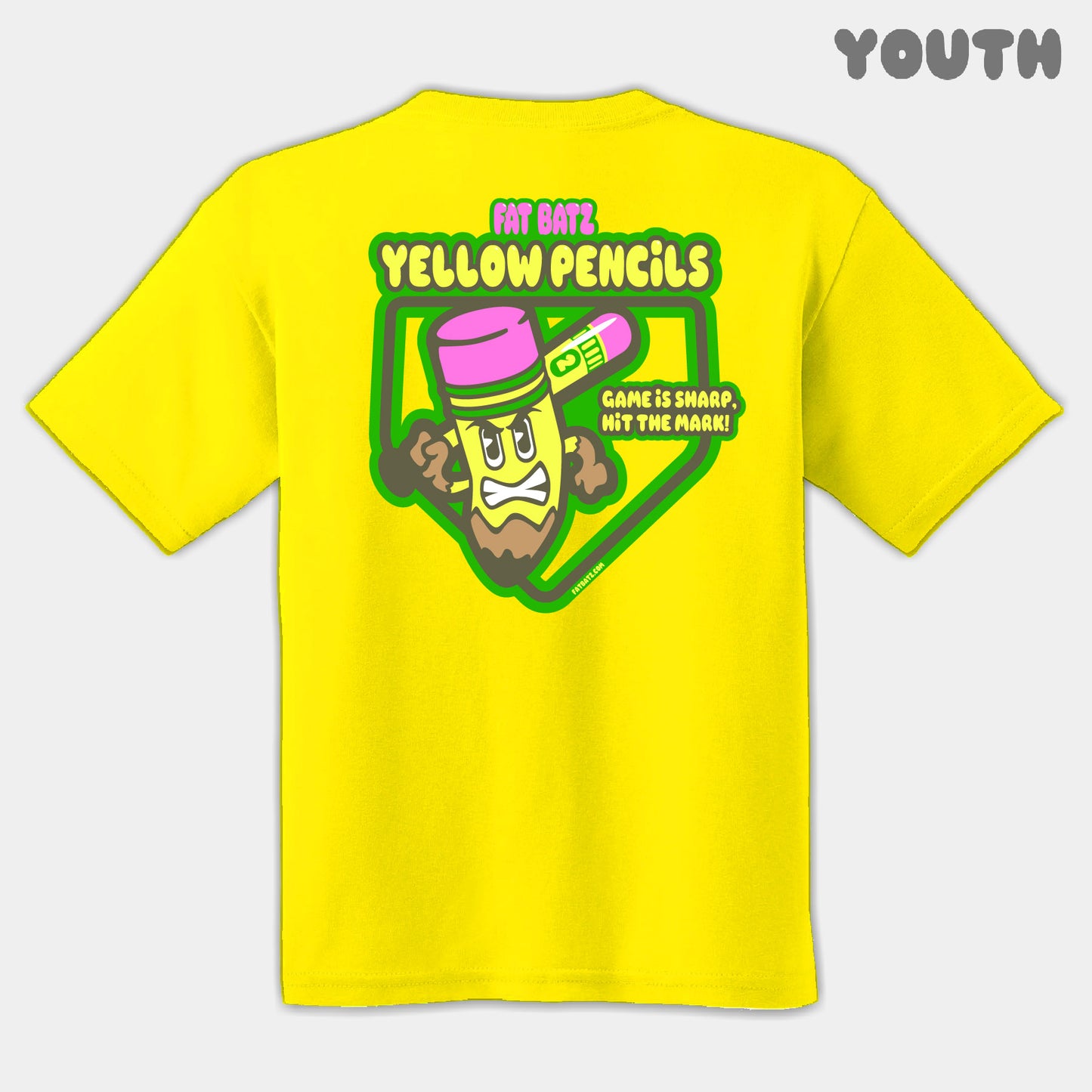 Yellow Pencils Mascots Youth Tee
