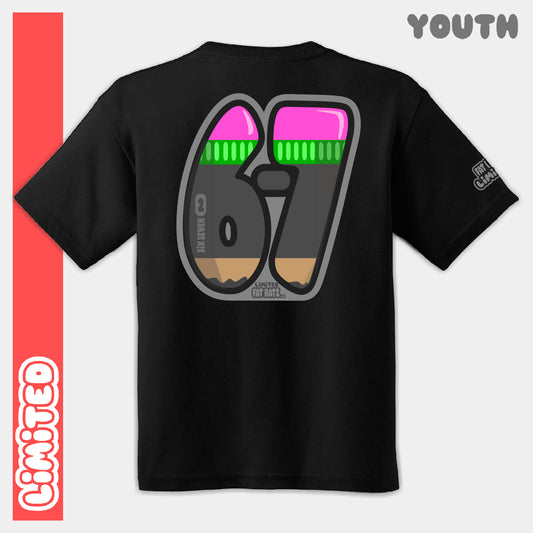 Black Pencil Six Seven Youth Tee