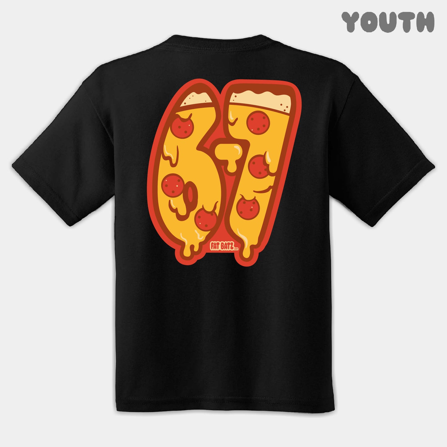 Pepperoni Pizza Six Seven Youth Tee