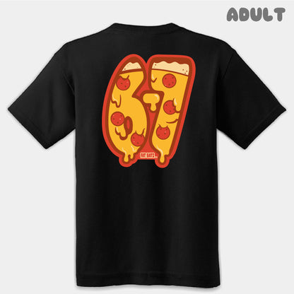 Pepperoni Pizza Six Seven Adult Tee