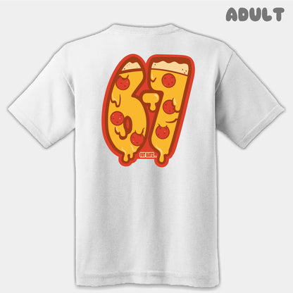 Pepperoni Pizza Six Seven Adult Tee