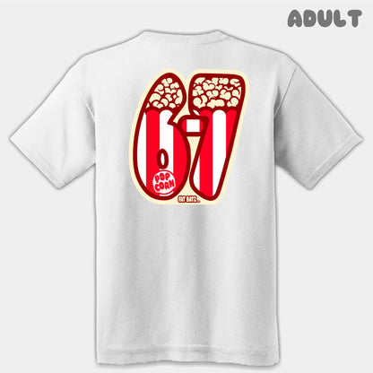Popcorn Six Seven Adult Tee