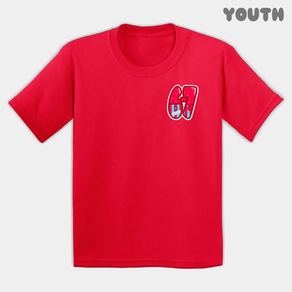 Red Slushy Six Seven Youth Tee