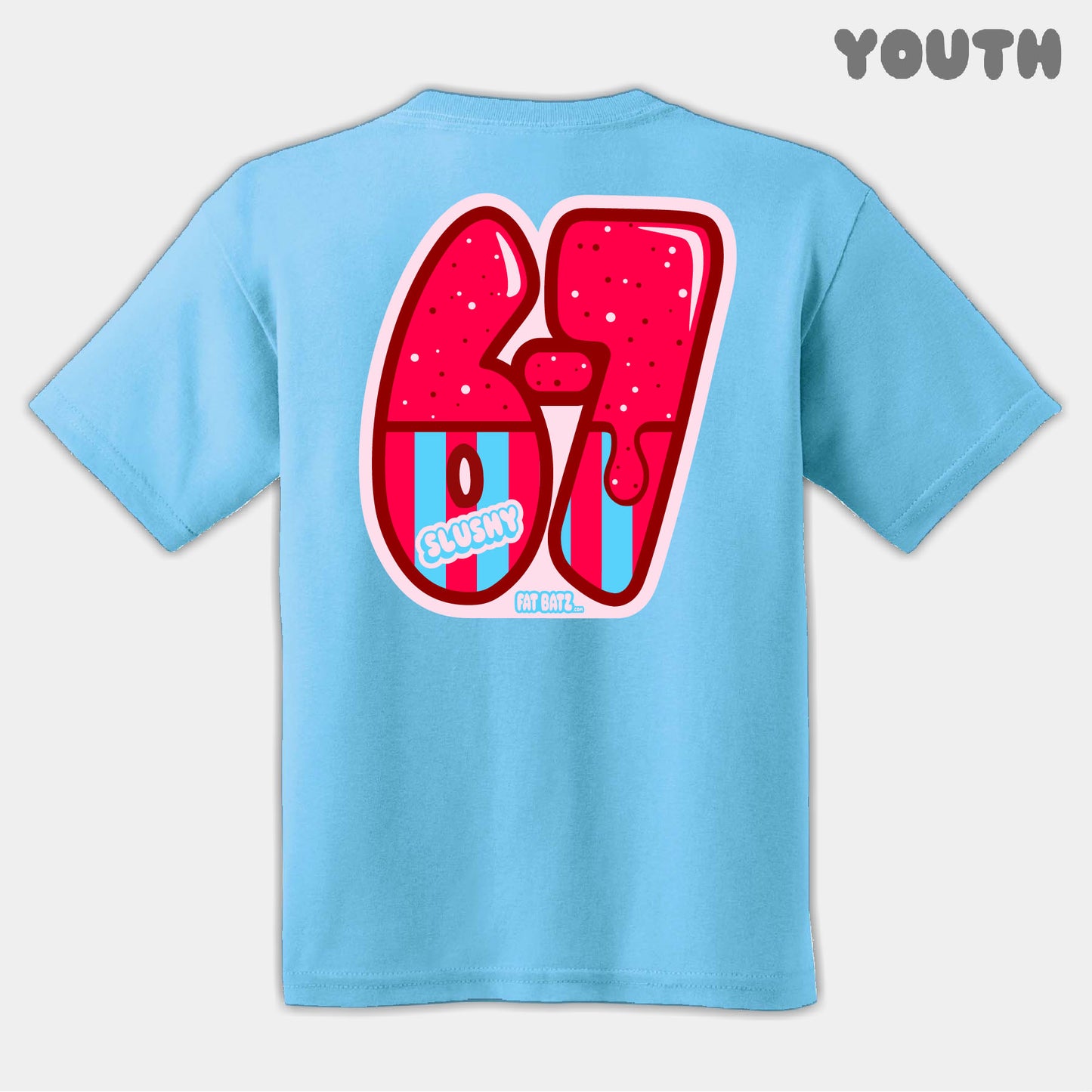 Red Slushy Six Seven Youth Tee