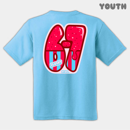 Red Slushy Six Seven Youth Tee