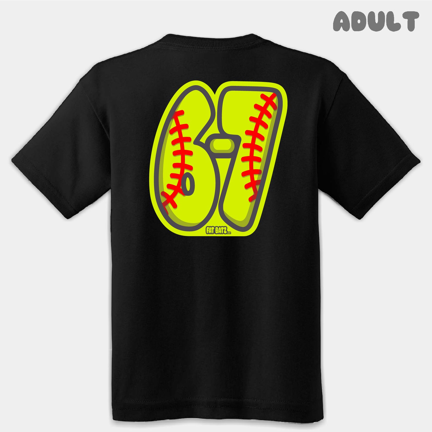 Softball Six Seven Adult Tee