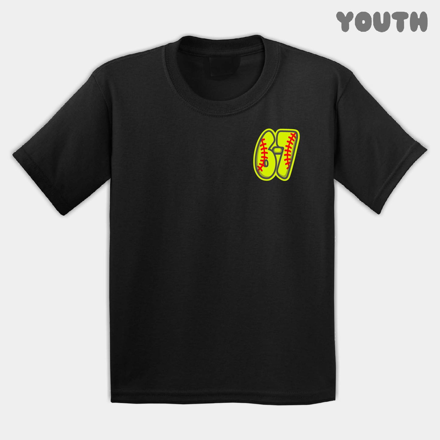 Softball Six Seven Youth Tee