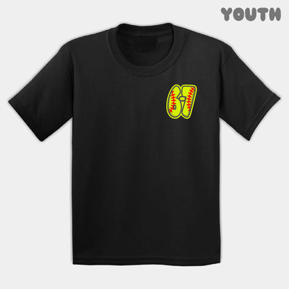 Softball Six Seven Youth Tee