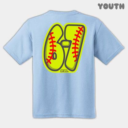 Softball Six Seven Youth Tee