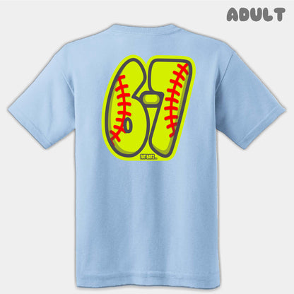 Softball Six Seven Adult Tee