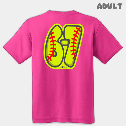 Softball Six Seven Adult Tee