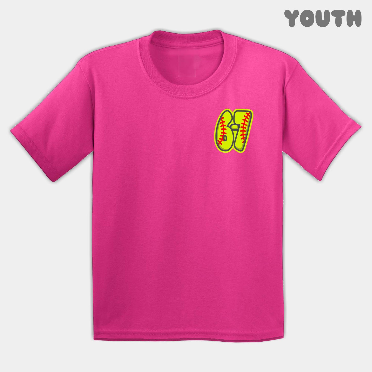 Softball Six Seven Youth Tee