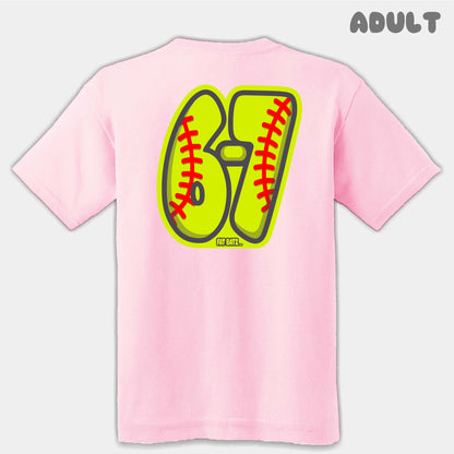 Softball Six Seven Adult Tee