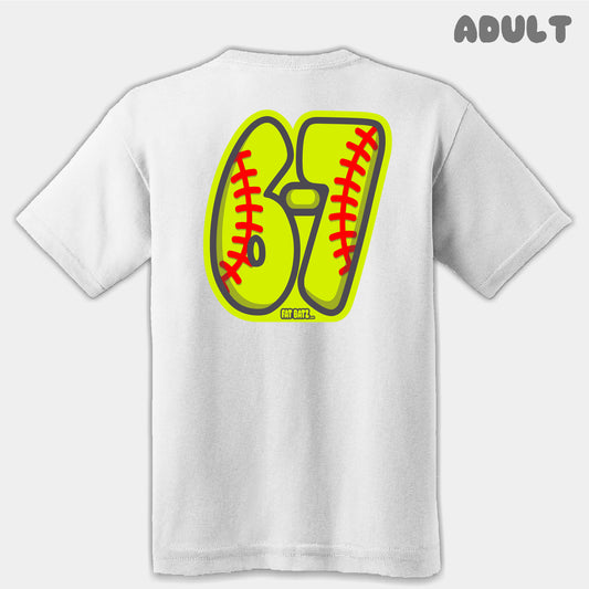 Softball Six Seven Adult Tee